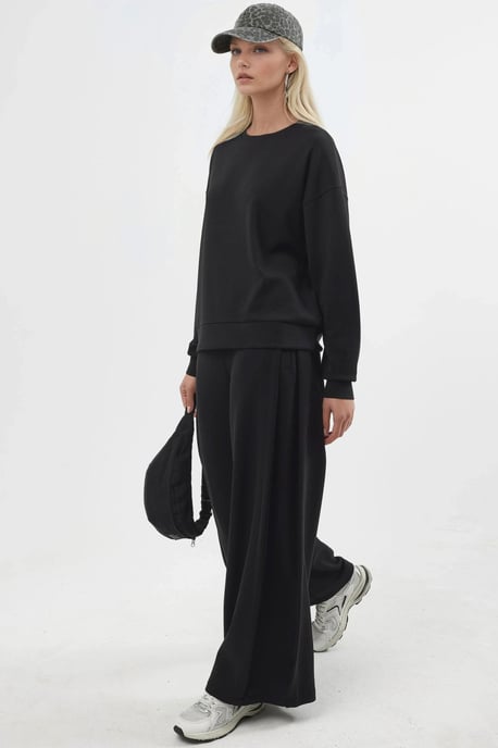 Entspanntes Fit Crew Neck Modal Sweatshirt - Image 2