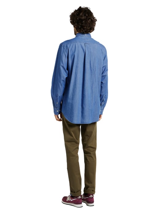 Enzo | Herren Regular Fit Denim Hemd - Image 3