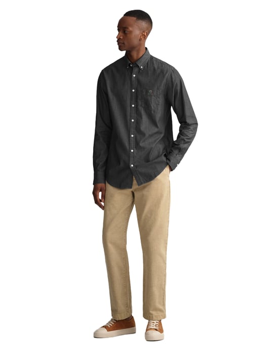 Enzo | Herren Regular Fit Denim Hemd - Image 5