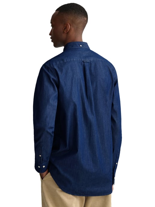 Enzo | Herren Regular Fit Denim Hemd - Image 2