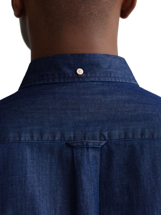 Enzo | Herren Regular Fit Denim Hemd - Image 4
