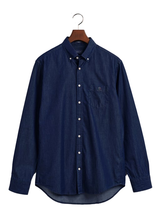 Enzo | Herren Regular Fit Denim Hemd - Image 6