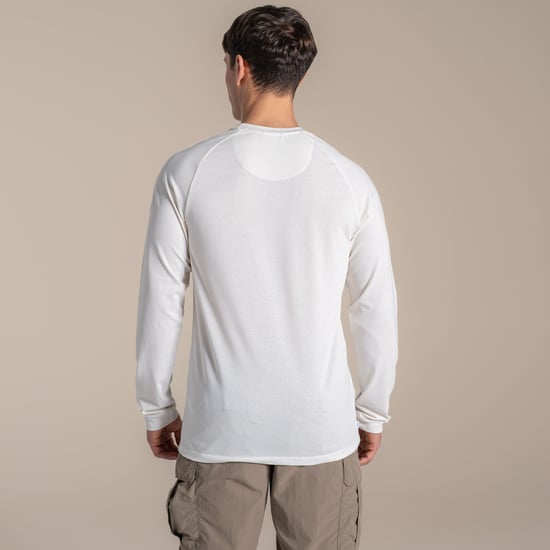 Craghoppers - "Nour" T-Shirt für Herren, Nosilife, Langärmlig (Segelweiß) - Image 3