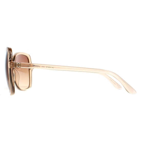 Lunettes de soleil Calvin Klein CK19561S 270 Crystal Beige Brown Gradient - Image 3