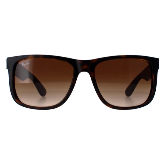Ray-Ban Sonnenbrille Justin 4165 710/13 Gummi leicht Havanna braun Gradient 51mm - Image 1