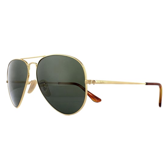 Ray-Ban Sonnenbrille Aviator Metall II RB3689 914731 Gold Grün - Image 2