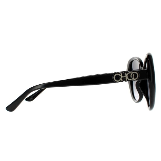 Jimmy Choo Butterfly Womens Black Dark Grey Gradient Sonnenbrille - Image 4