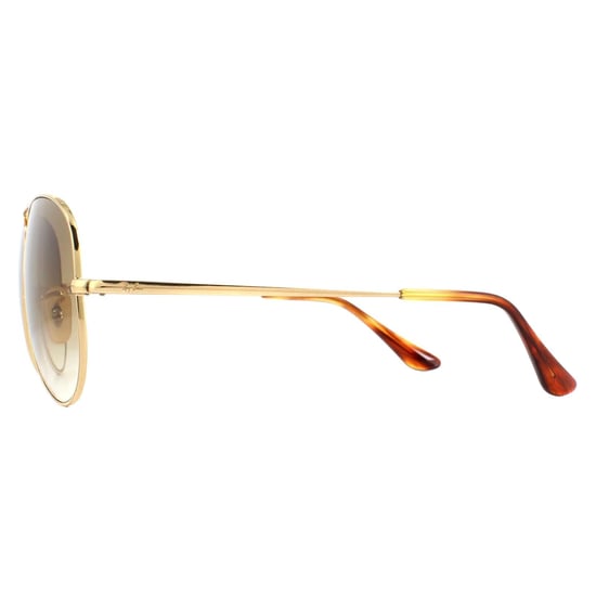 Ray-Ban Sonnenbrille Aviator Metall II RB3689 914751 Gold Braun Verlauf - Image 3