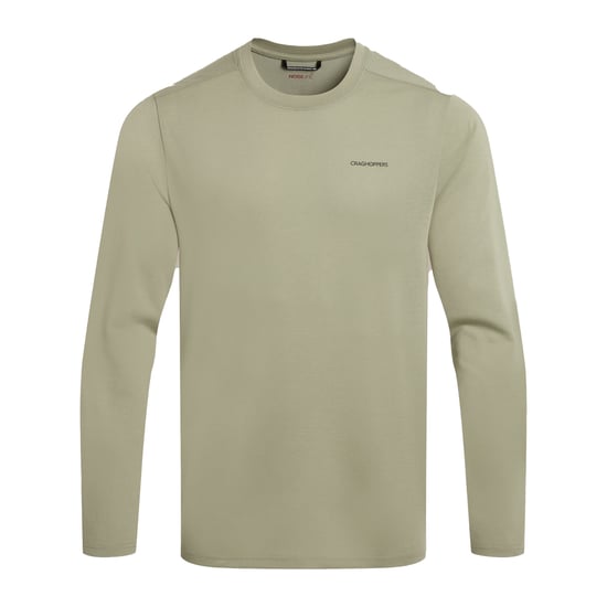 Craghoppers - "Abel" T-Shirt für Herren Langärmlig (Lorbeer-Grün) - Image 2