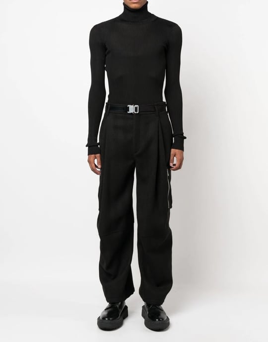 Helvetica Logo Rollkragenpullover - Image 2