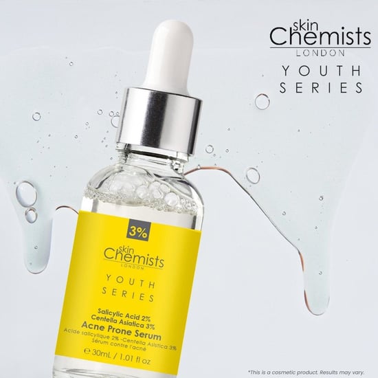 skinChemists Anti-Aging-Serum für zu Akne neigende Haut, 2 % Salicylsäure, 3 % Centella Asiatica, 30 ml - Image 6