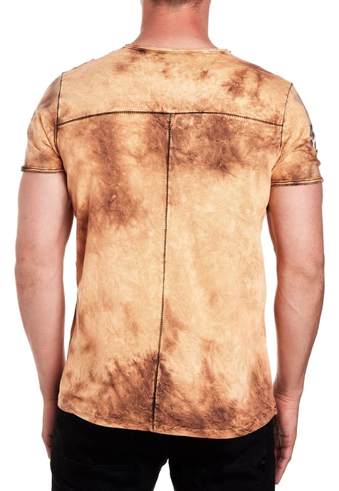 Farbverlauf Batik T-Shirt mit Logo-Druck - Image 4