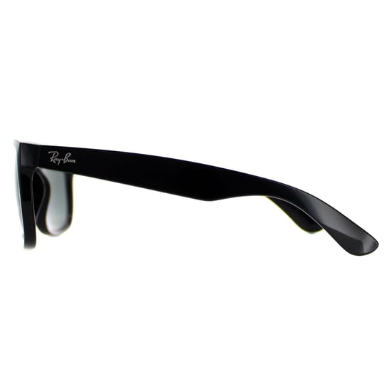 Ray-Ban Sonnenbrille Justin 4165 601/71 Glänzend Schwarz Grün - Image 3
