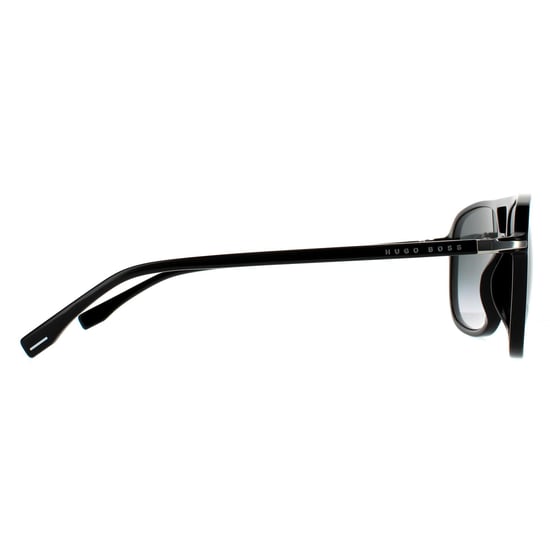 Hugo Boss Aviator Mens Shiny Schwarz Grau Gradient 90041091 - Image 4