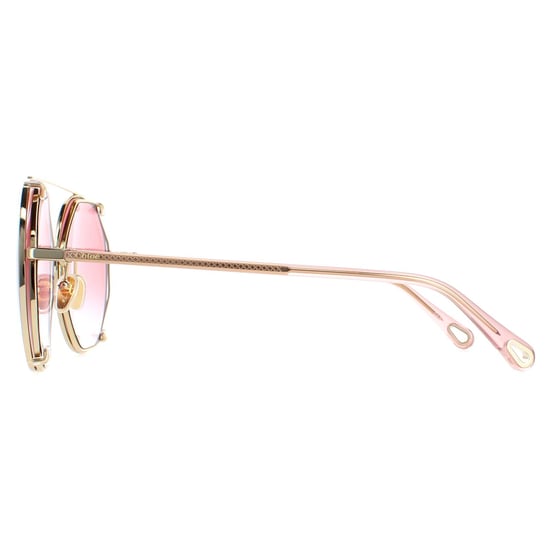 Chloe Rund Damen Gold Rot Farbverlauf CH0041S - Image 3