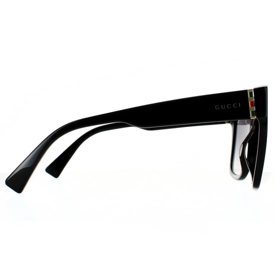 Gucci Square Womens Schwarz Grau Gradient Sonnenbrille - Image 4