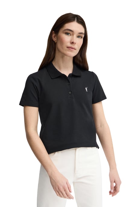 Poloshirt schwarz mit Rigby Go Stickerei im Regular Fit - Image 2