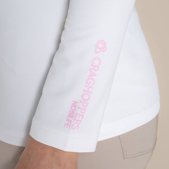 Craghoppers - T-Shirt für Damen, Nosilife, Langärmlig (Weiß) - Image 6