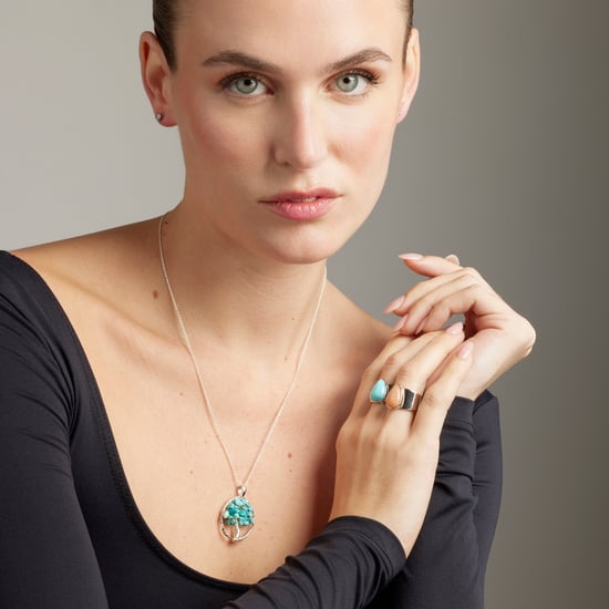 Luxenter Schakalachat blauer Ring - Image 2