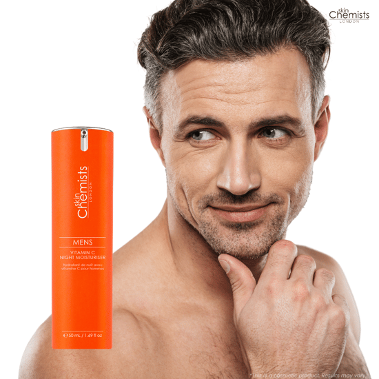 skinChemists Anti-Aging-Nachtcreme für Männer mit Vitamin C, 50 ml - Image 6
