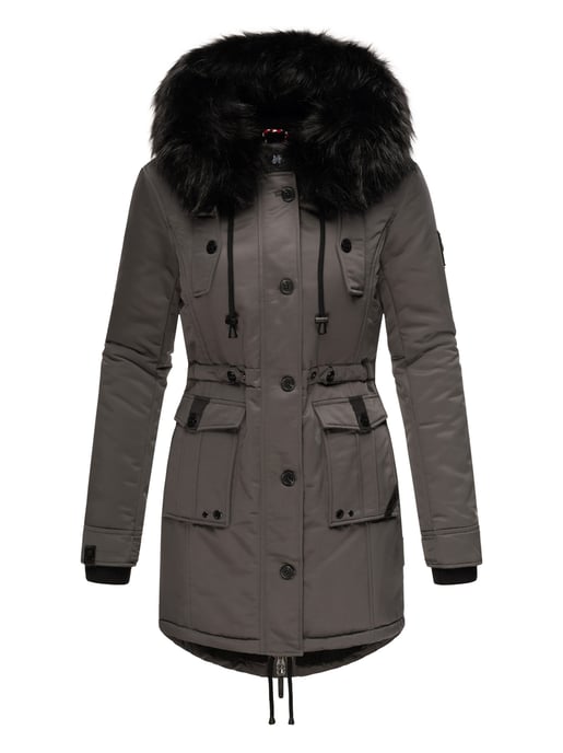 Navahoo Damen Winterjacke Luluna-Princess – Warm, Stylisch & Mit Teddyfell und Kunstfellkragen - Image 2