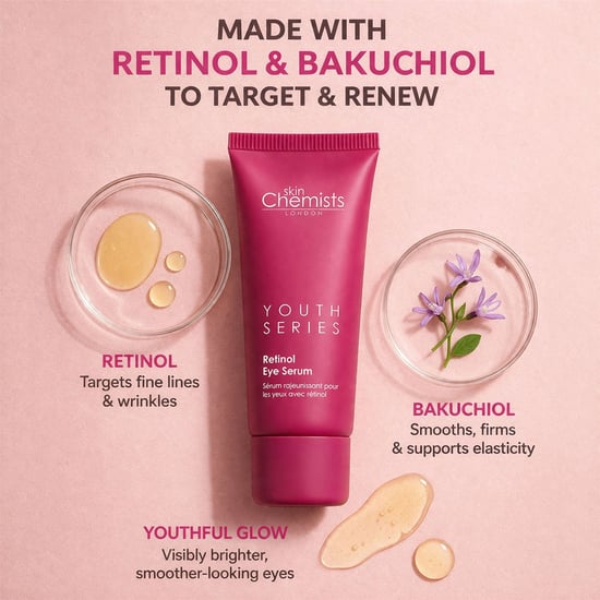 skinChemists Retinol & Bakuchiol Anti-Aging Augenserum 15 ml - Image 5