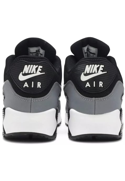 Men's Nike Air Max 90 Casual Shoes in Black/Cool Grey - Image 6
