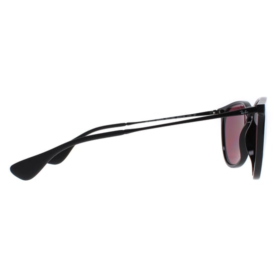 Lunettes De Soleil Ray-Ban Erika 4171 601/5Q Miroir Violet Noir Polarisé - Image 4