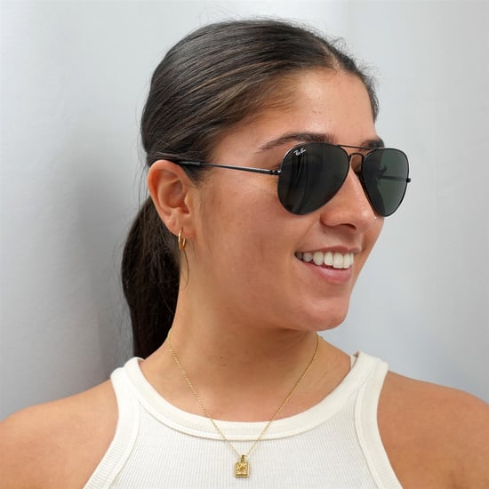 Ray-Ban Sonnenbrille Aviator Metall II RB3689 914831 Schwarz Grün - Image 5