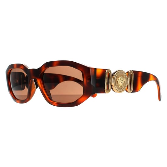 Versace Rectangle Unisex Havanna Dunkelbraun VE4361 Sonnenbrille - Image 2