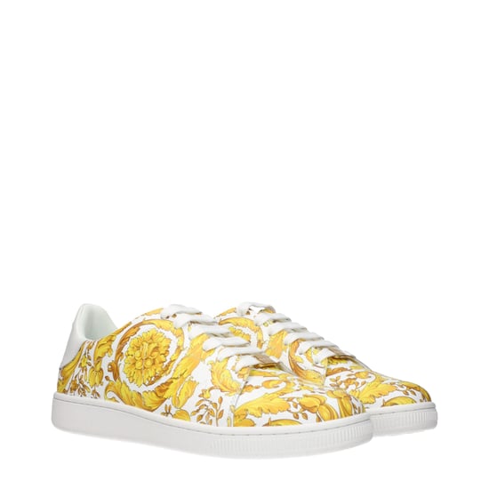 Versace Weiße Leder Sneaker - Image 2