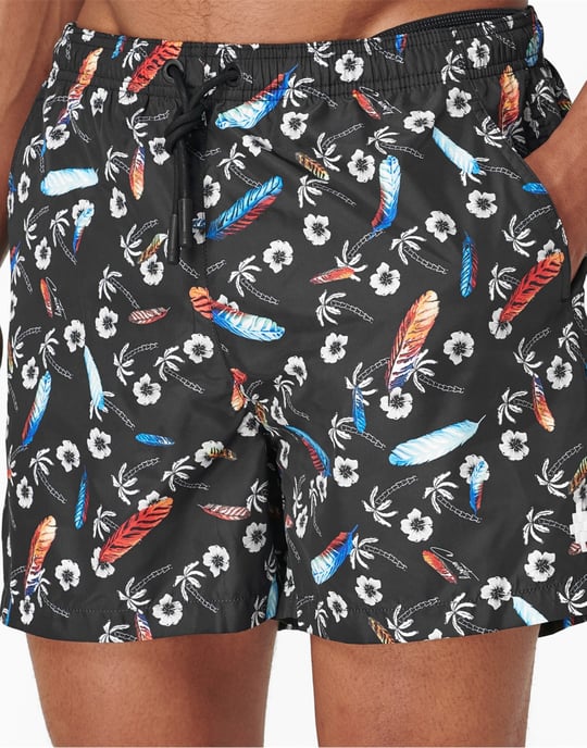 Badehose mit Hawaii-Print - Image 4
