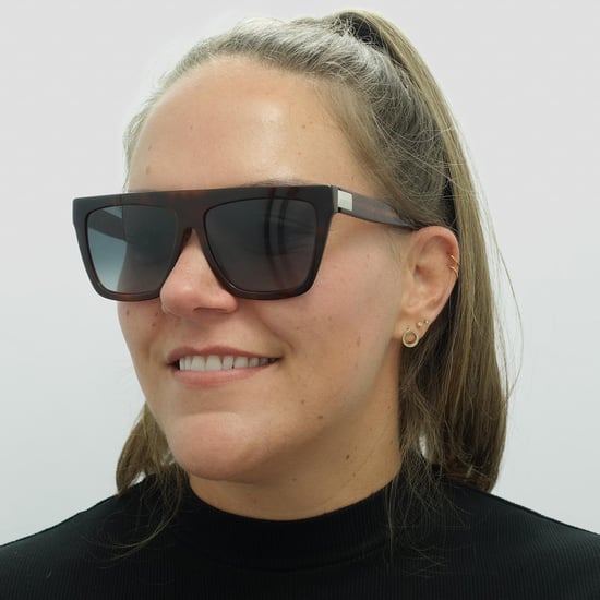 Hugo Boss Square Womens Havanna Dunkelgrau Gradient Sonnenbrille - Image 6
