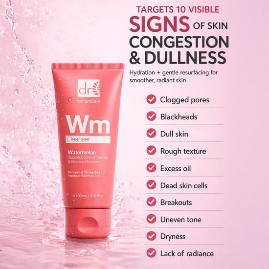 Dr. Botanicals Wassermelonen-Superfood-Anti-Aging-2-in-1-Reinigungsgel 100 ml mit Glykolsäure und Salicylsäure - Image 3