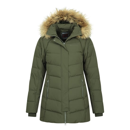 Mountain Warehouse Damen/Damen Isla II Lange Daunenjacke (Dunkles Khaki) - Image 5