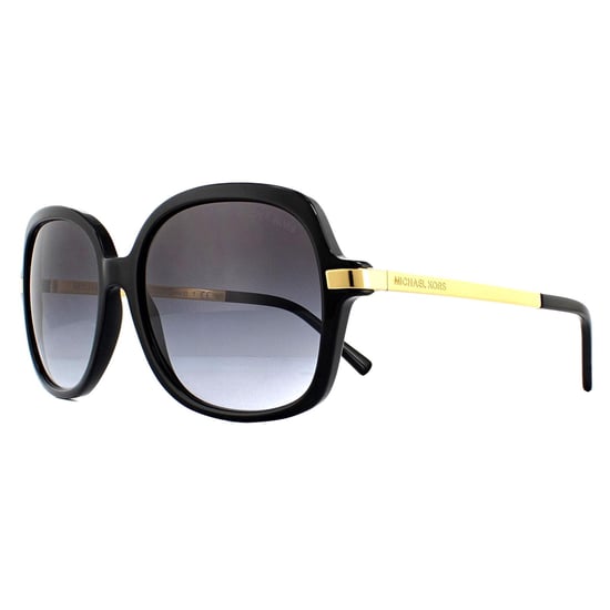 Michael Kors Square Womens Black Gold Grey Grey Gradient Lunettes de soleil - Image 2