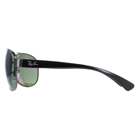 Lunettes De Soleil Ray-Ban 3386 Gunmetal Vert Polarisé 004/9A 63mm - Image 3