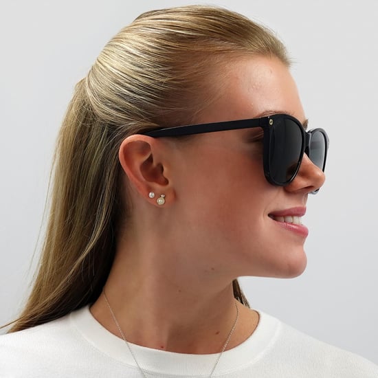 Gucci Runde Frauen Schwarz Grau Sonnenbrille - Image 5