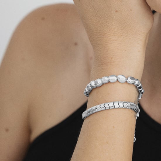 Luxenter 925 Sterling Silber Armreif mit rhodiniertem Hämatit - Caspil - Image 4