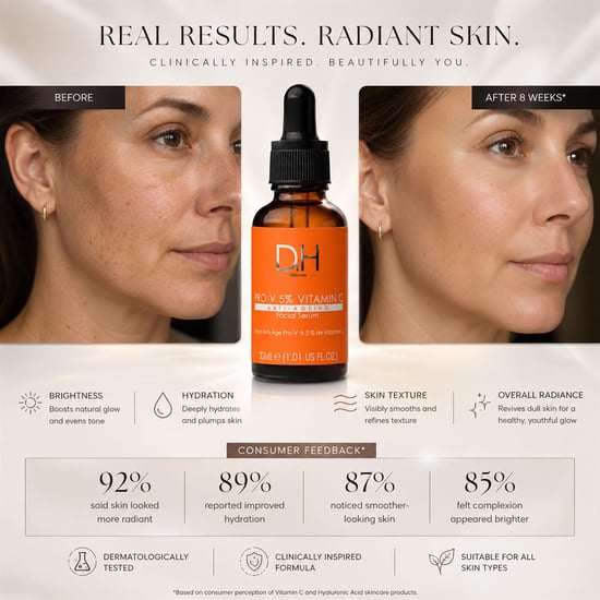 Dr H Pro-V 5% Vitamin C Anti-Aging Gesichtsserum 30ml - Image 2