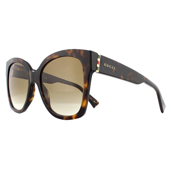 Lunettes De Soleil Gucci Gg0459s 002 Dégradé Brun De Havana - Image 2