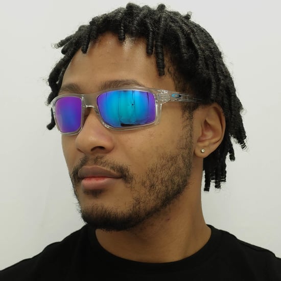 Oakley Sonnenbrille Sylas OO9448-04 poliert klar Prizm Sapphire - Image 5