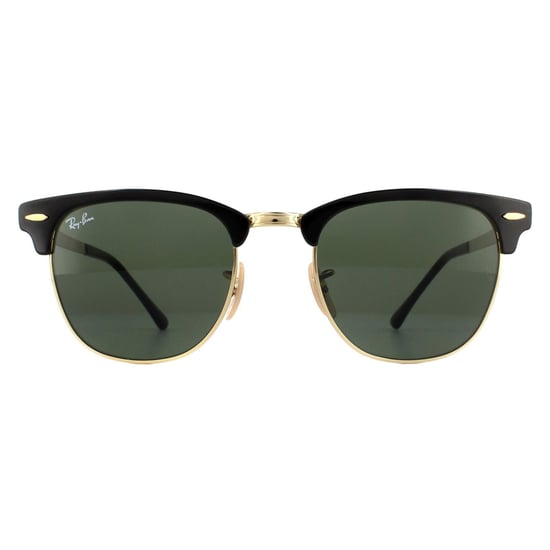 Ray-Ban Sonnenbrille Clubmaster Metall RB3716 187 Gold Top auf schwarz grün - Image 1