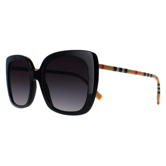 Burberry Quadrat Damen Schwarz Grau Farbverlauf BE4323 - Image 2