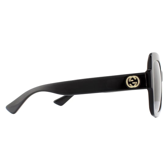 Gucci Square Womens Schwarz Grau Gradient Sonnenbrille GG0036SN - Image 4