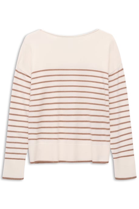 Bugatti Damen Pullover Rundhals mit Streifen - Image 5
