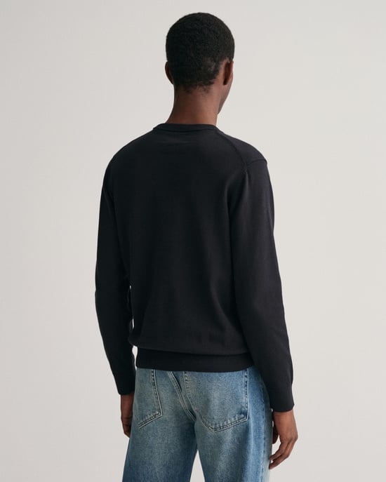 Gant Classic Cotton C-Neck Strickpullover - Image 2