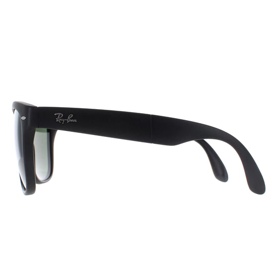 Ray-Ban Sonnenbrille Folding Wayfarer 4105 Matt Schwarz Grün 601S 54mm - Image 3
