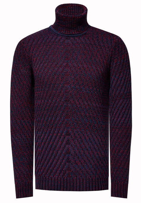 Robuster Strickpullover mit Rollkragen - Image 1