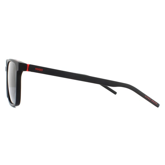 Hugo by Hugo Boss Square Mens Matte Schwarz Grau Sonnenbrille - Image 3